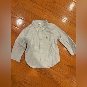 Baby GAP Light Blue Kids Button Down Shirt - 18-24 months